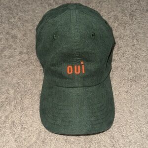 Oui Green Baseball Cap